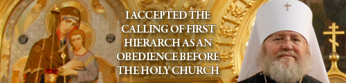 I Accepted the Calling of First Hierarch As an Obedience Before the Holy Church
